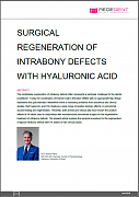 Surgical regeneration of intrabony defects with hyaluronic acid